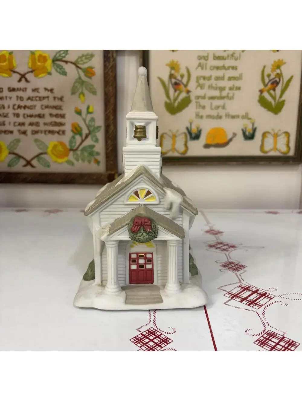 Porcelain church partylite vintage 1995 - Picture 1 of 7